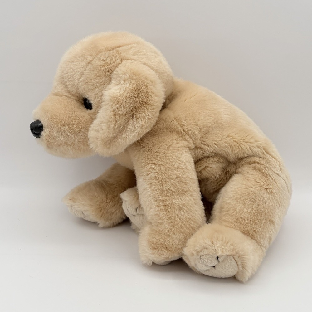 Ty Beanie Buddy Fetch the Golden 12" Retriever Yellow Lab Dog Plush 1999